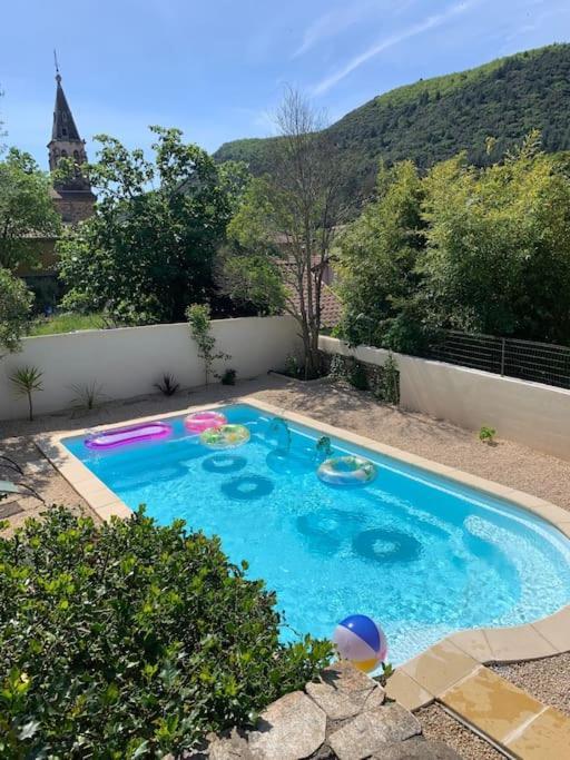Villa Avec Piscine Dans Les Cevennes Besseges Экстерьер фото
